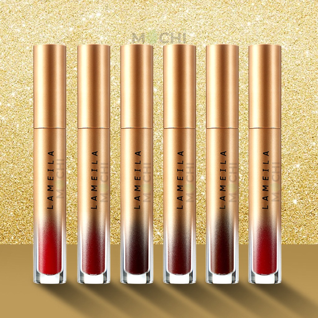 Son Kem Tint Lì Lameila Velvet Lip Glaze Chất Nhung Mịn Bền Màu Môi Lâu Trôi Chính Hãng MOCHI SHOP