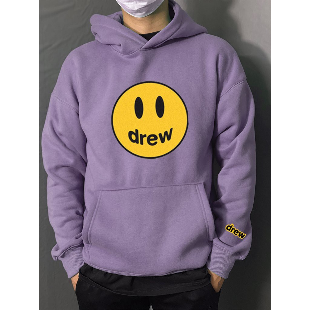 Áo Hoodie DREW unisex nam nữ 10 màu Vải Nỉ Bông 350gsm | BigBuy360 - bigbuy360.vn