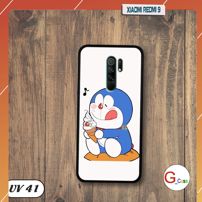 Ốp lưng nhám viền dẻo Xiaomi Redmi 9 in hình