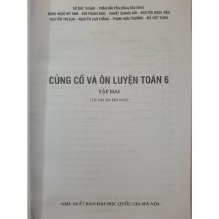 Củng Cố Và Ôn Luyện Toán 6 - Tập 2