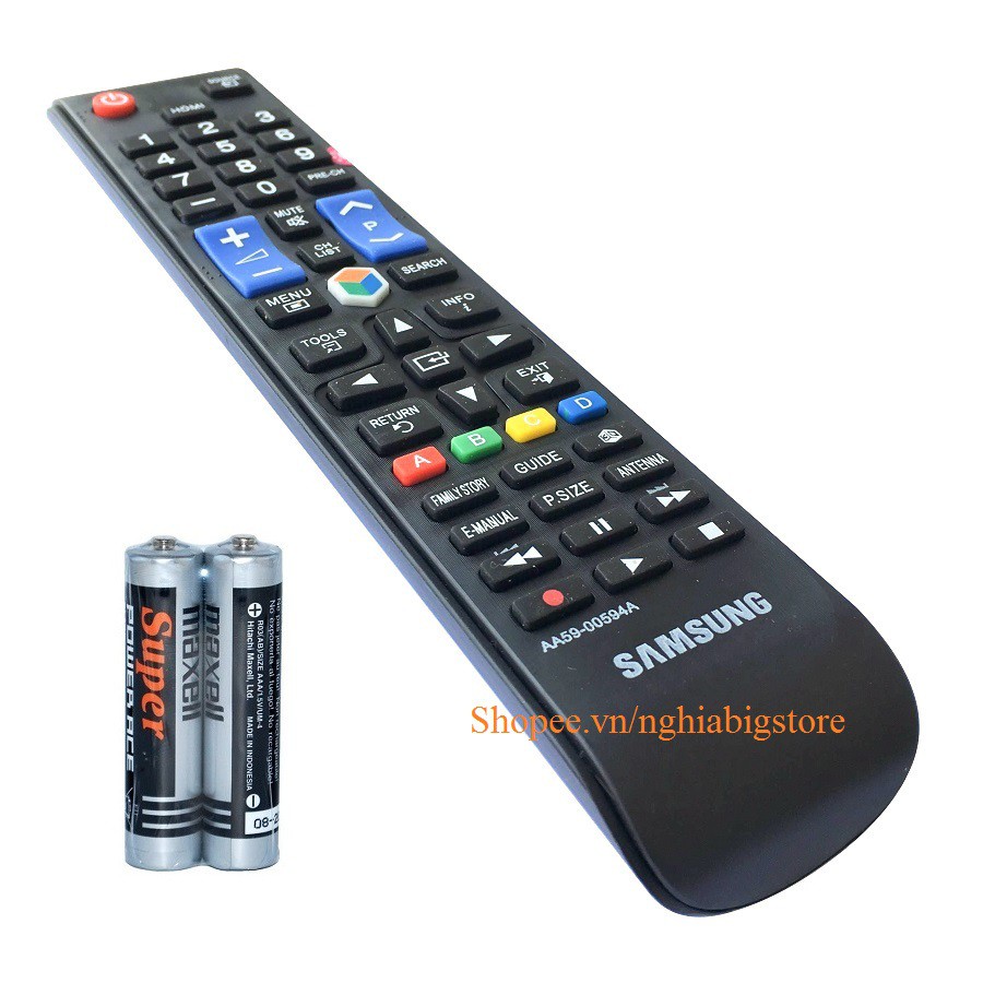 Remote Điều Khiển Smart Tivi SAMSUNG, TV Thông Minh Internet AA59-00594A