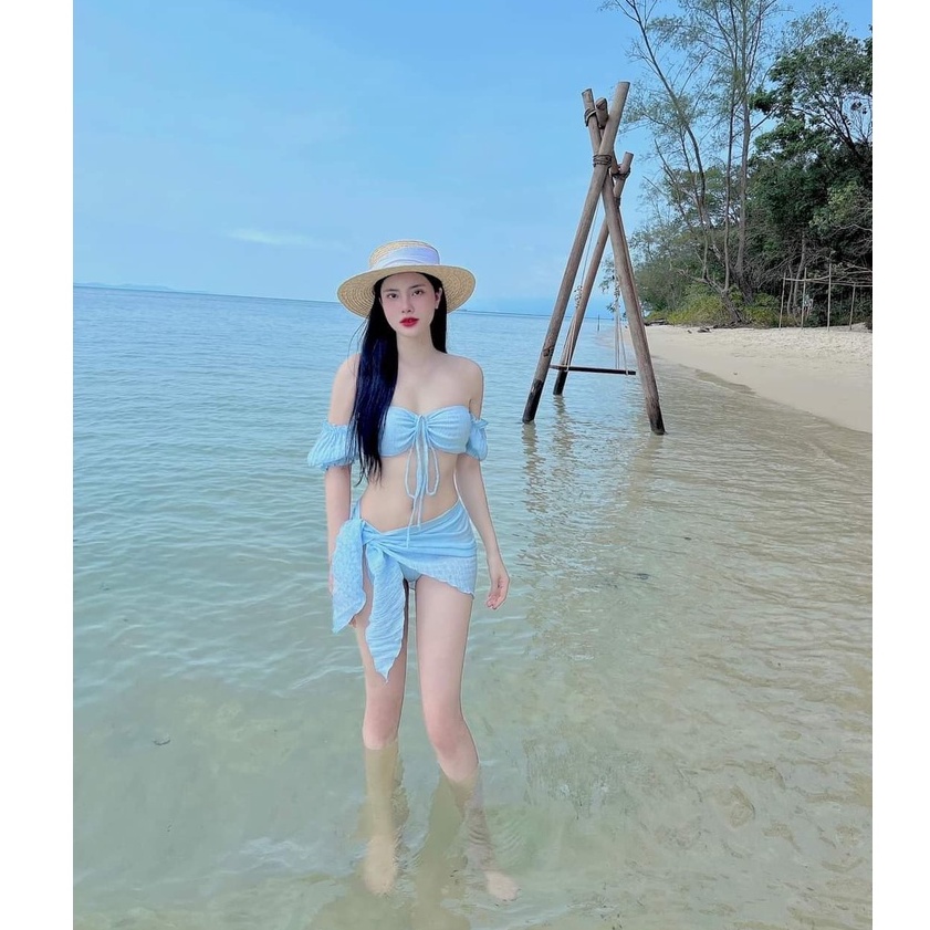 BIKINI 2 MẢNH VẢI XỐP KÈM KHĂN-BIKINISTORE