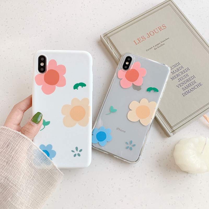 Ốp điện thoại in hình hoa cho iPhone 6/6plus/6S/6S plus/6/7/7plus/8/8plus/X/XS/XS Max/11/13/13PRO/13PROMAX/13MINI | BigBuy360 - bigbuy360.vn