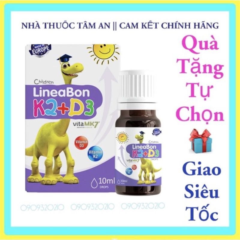Vitamin K2 D3 LINEABON Hàng nhập khẩu chính hãng [ DATE MỚI NHẤT]