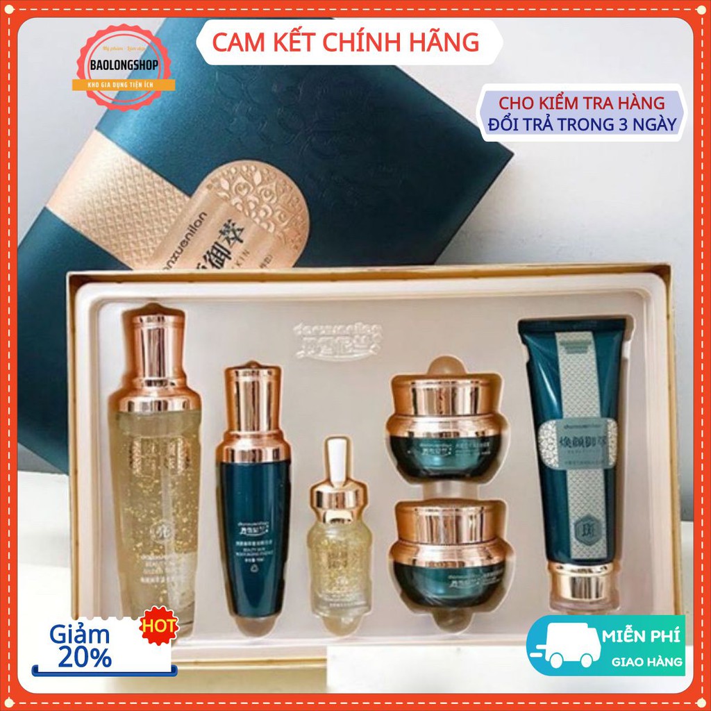 Freeship 1 Bộ hoàng cung xanh cao cấp mẫu mới chính hãng