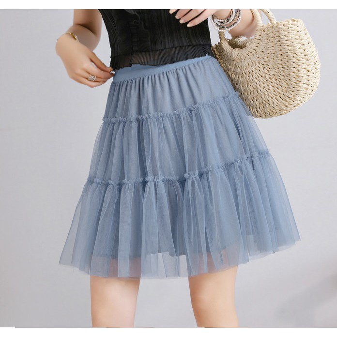 Chân váy ulzzang 3 tầng (có sẵn kèm ảnh thật)