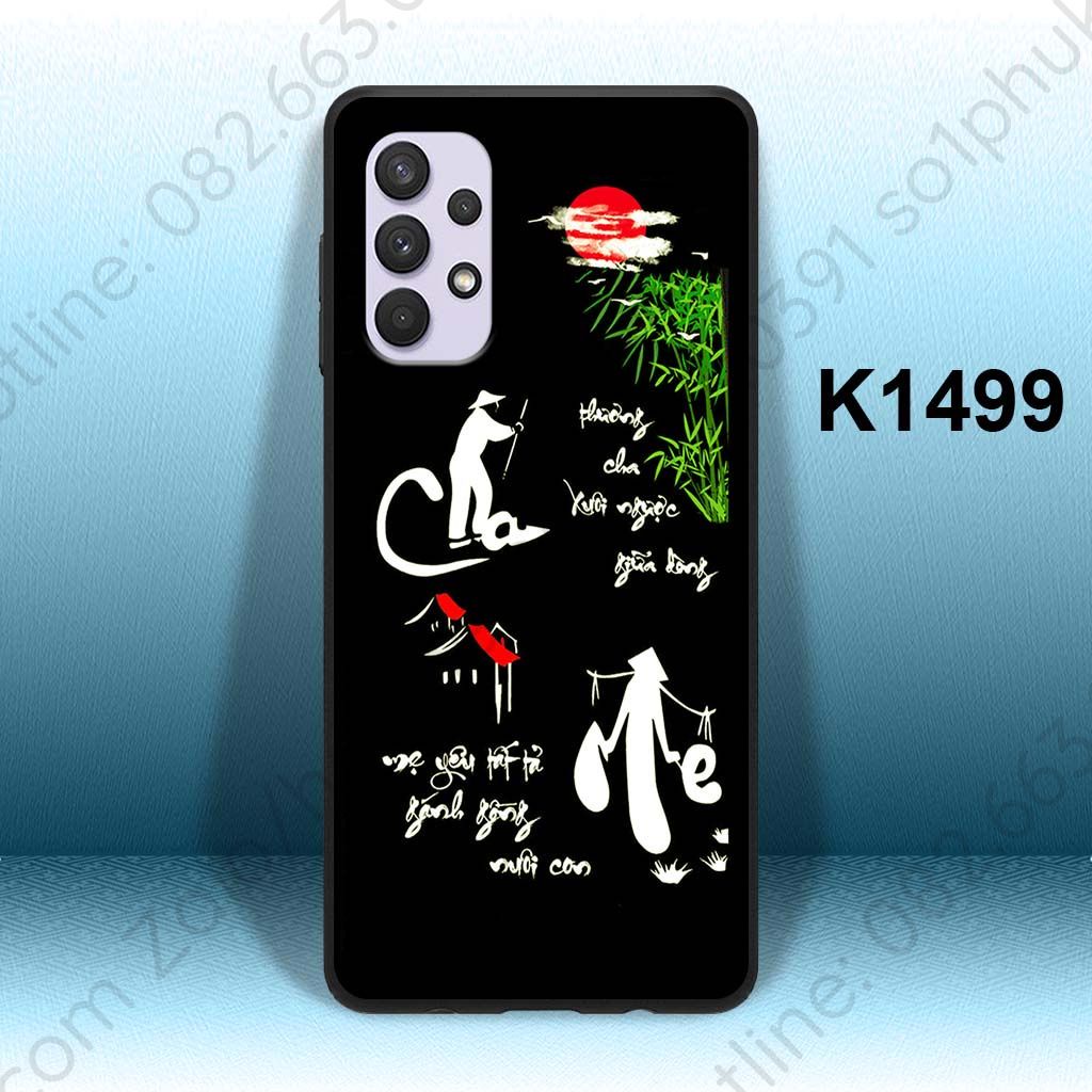 Ốp lưng kính chống bể Samsung Samsung A32 (4G,5G),  A23 , A53 5G , A52 (4G,5G) in hình thời trang thư pháp