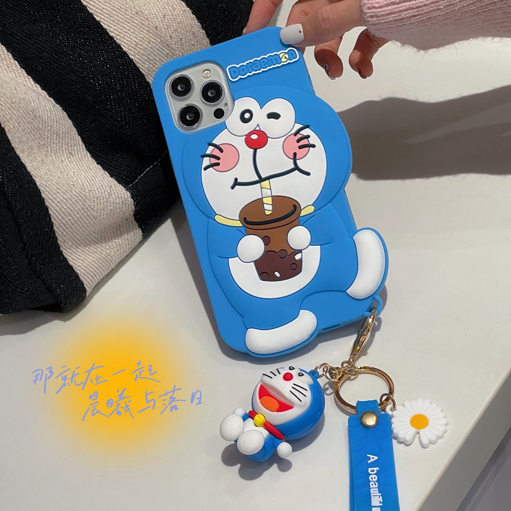 Ốp Điện Thoại Silicon Mềm In Hình doraemon Cho iphone 7 / 7 plus / x / xs max / x / 8 / 11 pro max / 12 pro / 12 pro max 13 pro max
