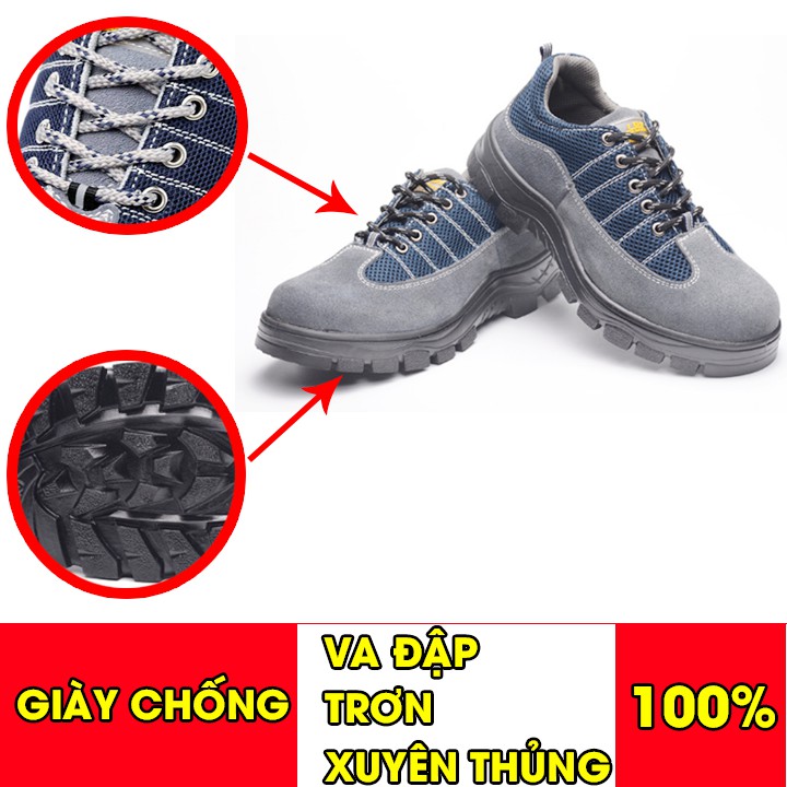 GIÀY BẢO HỘ NHẬP KHẨU CAO CẤP - ĐỒ BẢO HỘ LAO ĐỘNG - GIÀY ĐI PHƯỢT