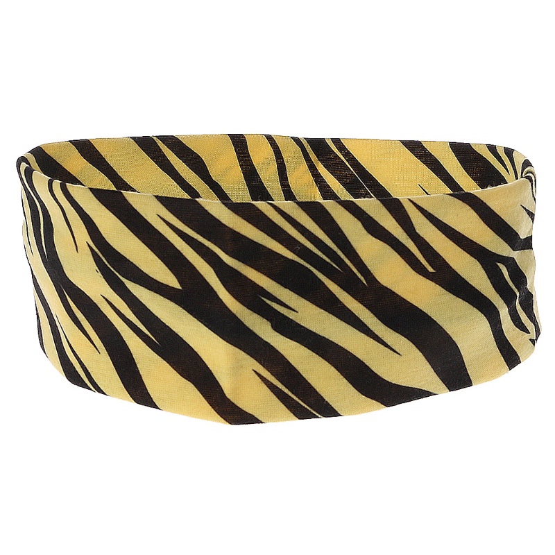 Băng Đô Co Giãn Thấm Hút Mồ Hôi In Họa Tiết Ngựa Vằn Cho Nữ Tập Yoga