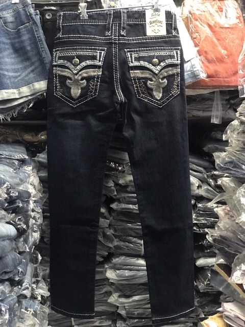 Quần jeans nam chỉ nổi ông địa