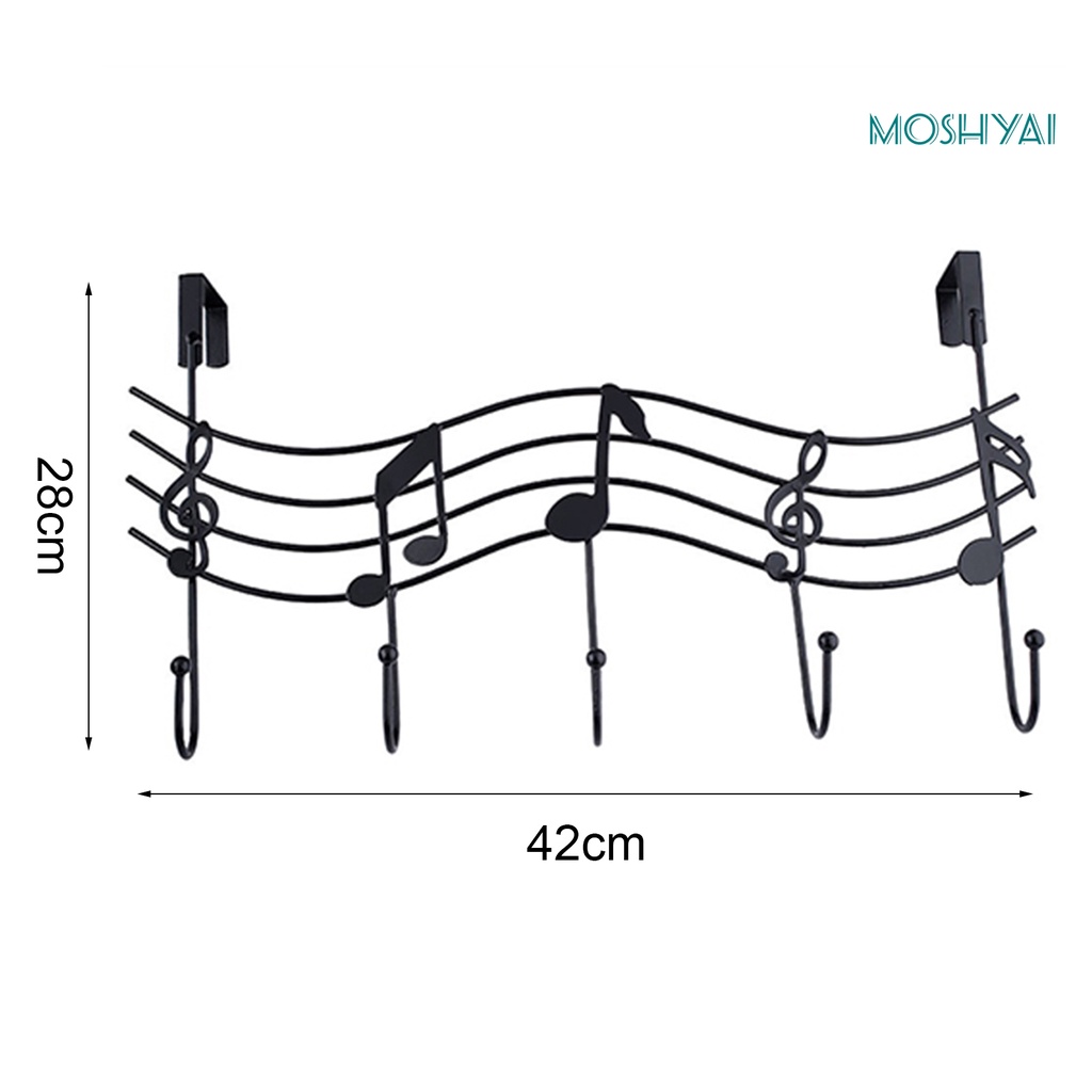 Móc Treo Quần Áo Hình Nốt Nhạc Tiết Kiệm Diện Tích