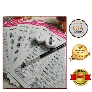 Giáo trình nail, sách tập vẽ cọ râu , cọ nét mảnh