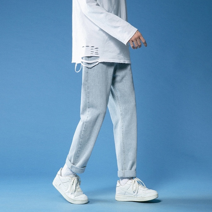 Quần Jean Baggy Nam Dáng Suông Rộng TR03- phong cách hàn quốc - Patadoshop HOTTREND 2022