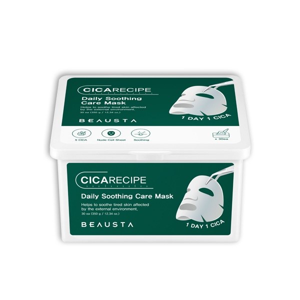 Mặt nạ miếng Beausta Cicarecipe Daily Soothing Care Mask 30 miếng - WANYI VN