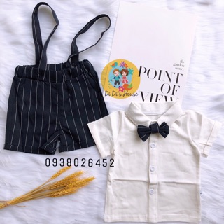 Set yếm nơ cho bé trai