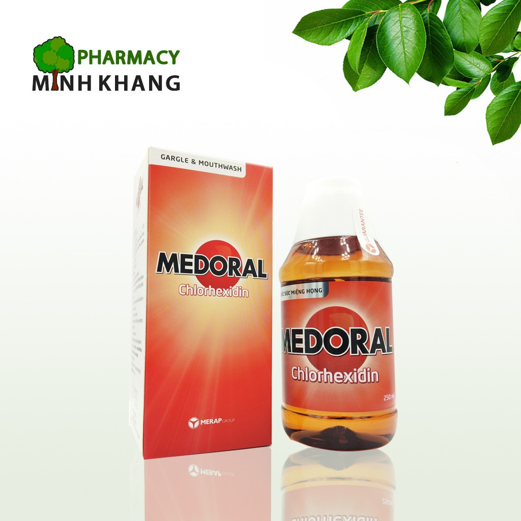 Nước súc miệng họng Medora chai 250ml