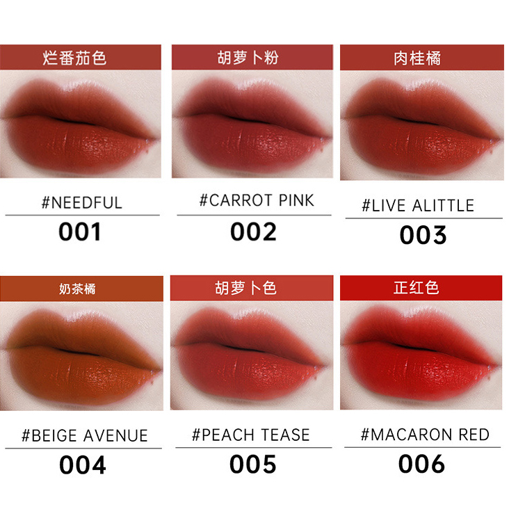 [Hàng mới về] Son Kem Màu Nhung Lì Không Thấm Nước Không Dính Ly Guicami | BigBuy360 - bigbuy360.vn