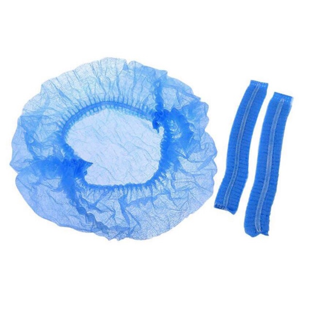 Mũ trùm đầu y tế bịch 100c dùng 1 lần tiện lợi