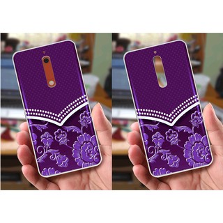 Ốp lưng Nokia 5 (dẻo viền trắng trong) - Hoa Cỏ Mùa Xuân