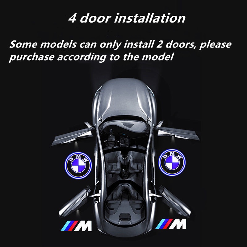 Đèn Chào Mừng Gắn Cửa Xe Hơi BMW 3 / 5 / 7Series Kỷ Niệm 50 Năm 530li