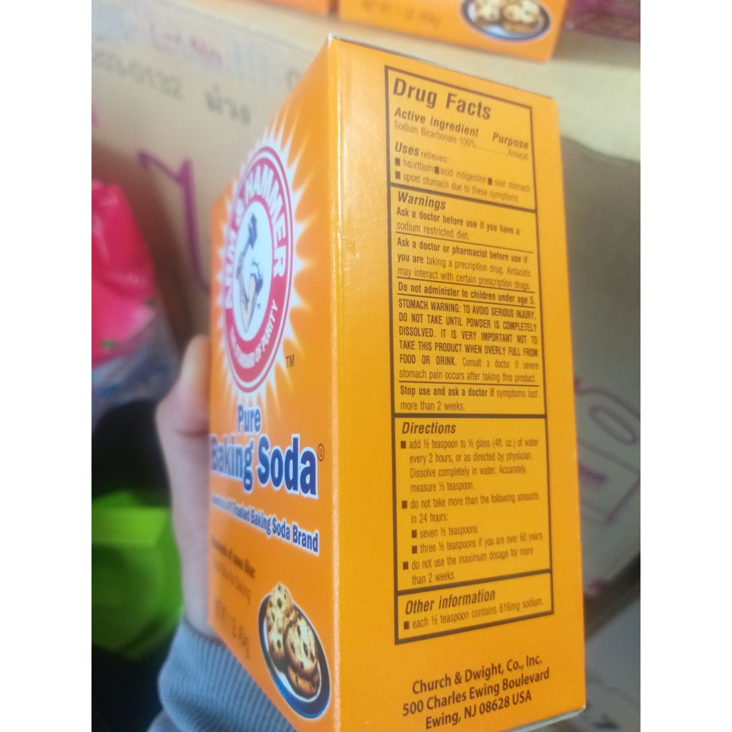 Bột Baking Soda Đa Công Dụng Hộp Giấy 454Gram