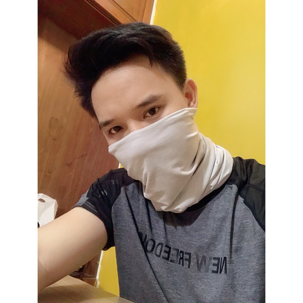 Khẩu trang kháng khuẩn chống bụi ống trụ cao cấp 3 màu thời trang. | BigBuy360 - bigbuy360.vn