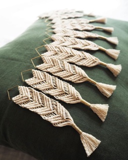 Móc khoá vintage macrame