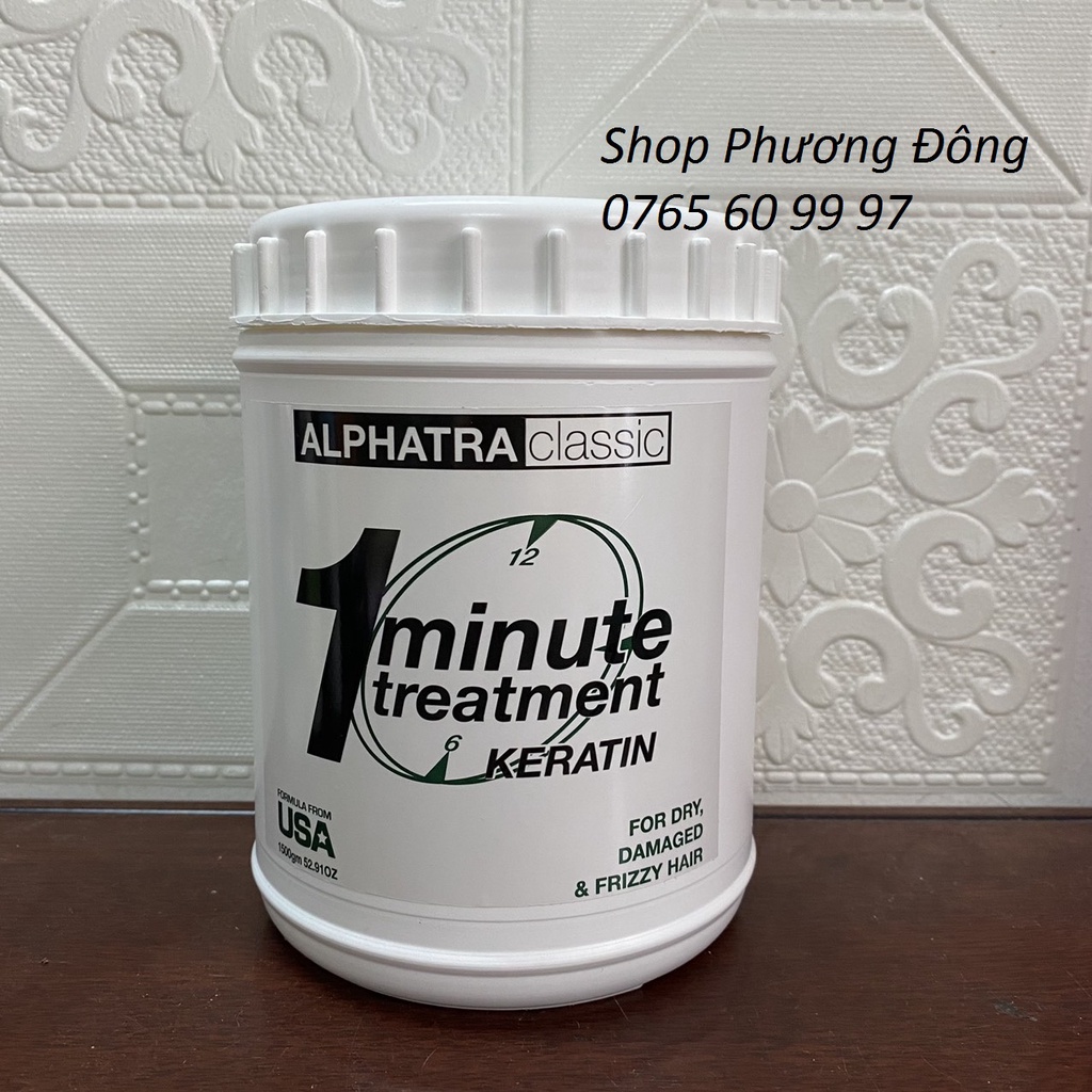 (Chính hãng  USA) Hấp ủ 1 phút One Minute Treatment Alphatra 1500ml