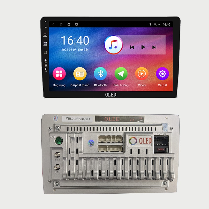 Màn Hình Android OLED C2 Cấu Hình Mạnh, Kèm Vietmap S1 Bản Quyền