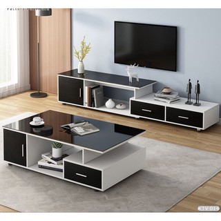 Kệ Tivi Để Sàn, Kết Hợp Bàn Trà 💖𝑭𝑹𝑬𝑬𝑺𝑯𝑰𝑷 100%💖 Gỗ MDF Cao Cấp Thago