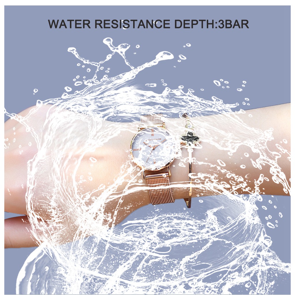 Đồng hồ nữ Hannah Martin chính hãng - model HM - 3801wf - dây thép không gỉ - bảo hành 1 năm | BigBuy360 - bigbuy360.vn