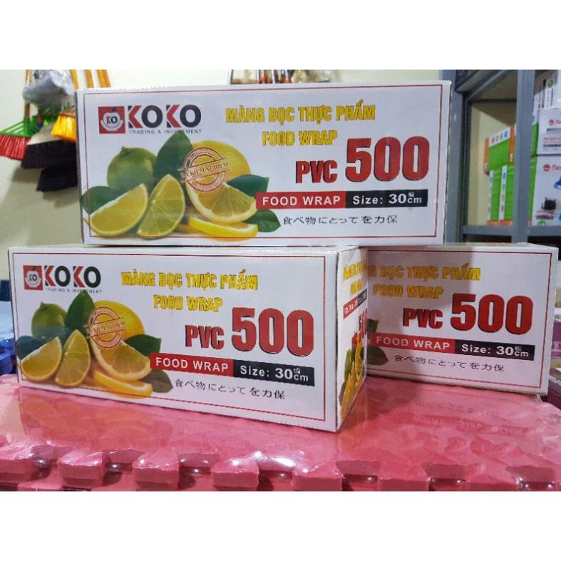 Màng bọc thực phẩm KOKO Food Wrap màng bao bảo quản thức ăn co giãn tốt (Dài 120m- khổ 30cm)  BN