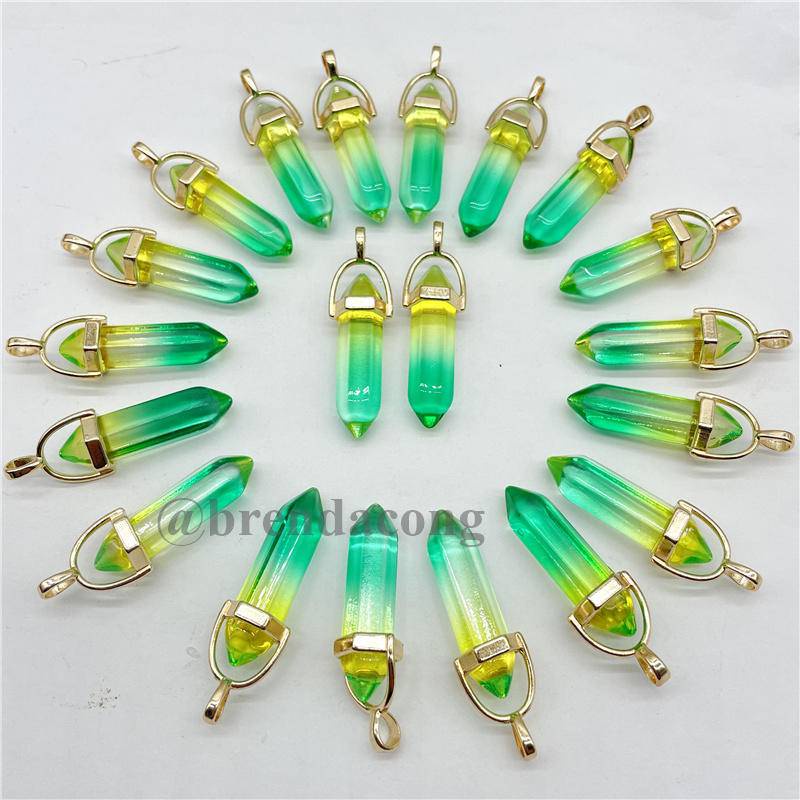 Mặt Vòng cổ Pha Lê Nhân Tạo Nhiều Màu Thời Trang DIY