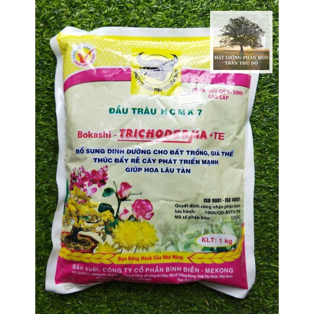 PHÂN HỮU CƠ VI SINH TRICHODERMA ĐẦU TRÂU 1KG ( GIÁ RẺ NHẤT )