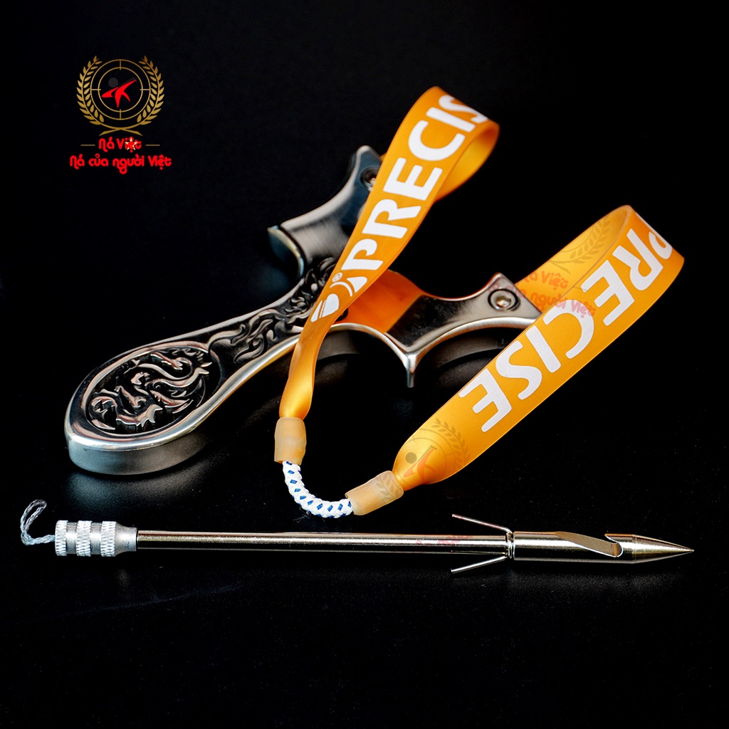 5 Dây ná cao su Precise bắn cá mũi tên, chuẩn chính hãng V3-2lớp chất lượng cao với độ dày siêu bền