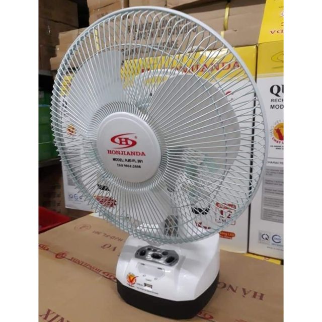 (Bảo hành 8th) QUẠT TÍCH ĐIỆN HONJIANDA CHÍNH HÃNG (loại 2 bình, có video hình tiếp) | BigBuy360 - bigbuy360.vn