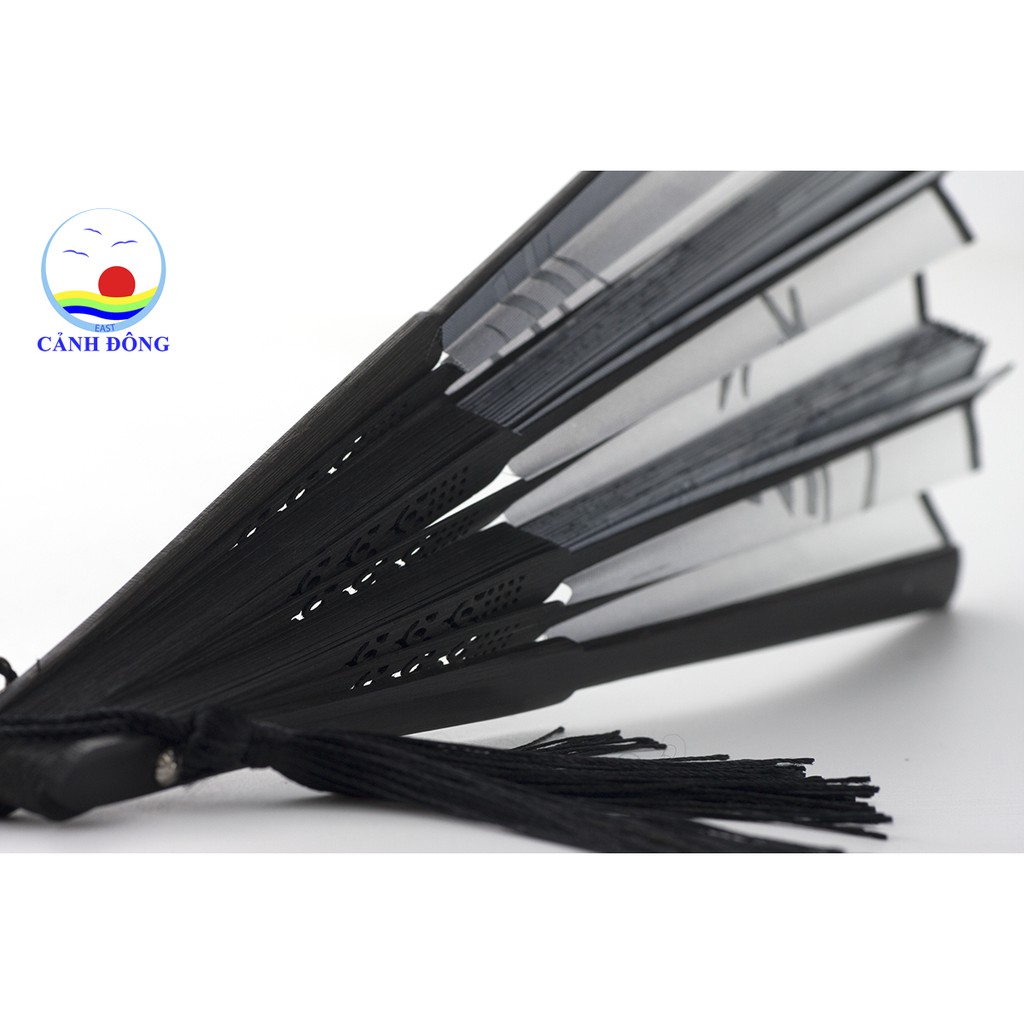 Quạt giấy NHẬT BẢN HOA SEN NỞ THANH TAO SANG TRỌNG | BigBuy360 - bigbuy360.vn