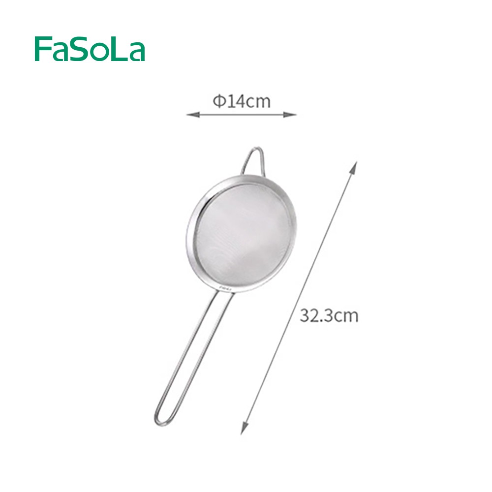 Rây inox lọc cháo siêu mịn cho bé FASOLA FSLRY-284