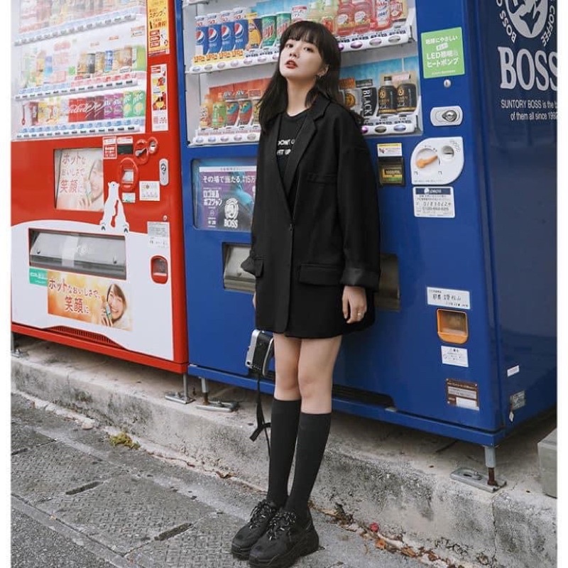 Áo khoác blazer 2 lớp phong cách nữ hàn quốc săn seo😍😍
