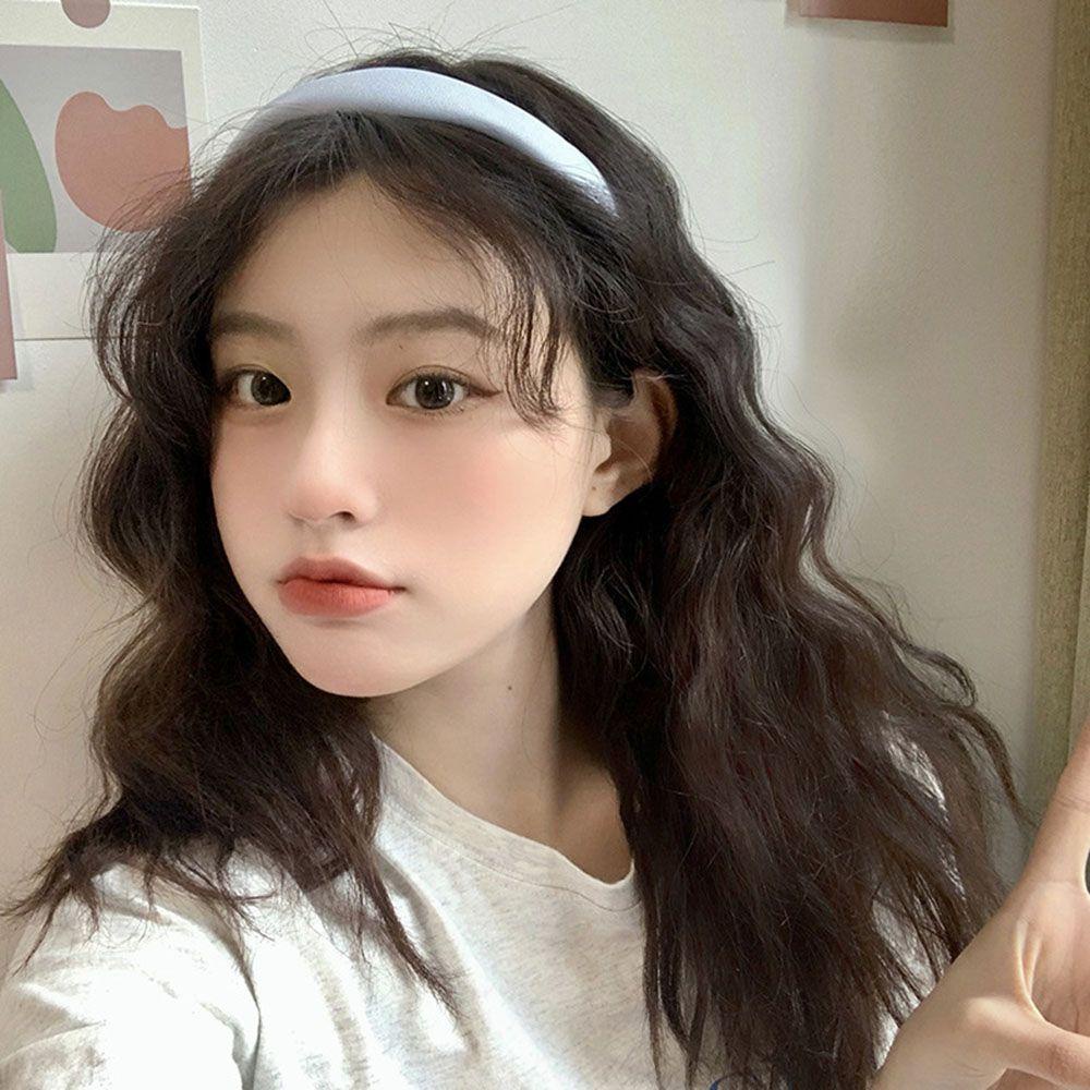 ANEMONE Băng Đô Cài Tóc Hình Lượn Sóng Đơn Giản Ngọt Ngào Cho Nữ