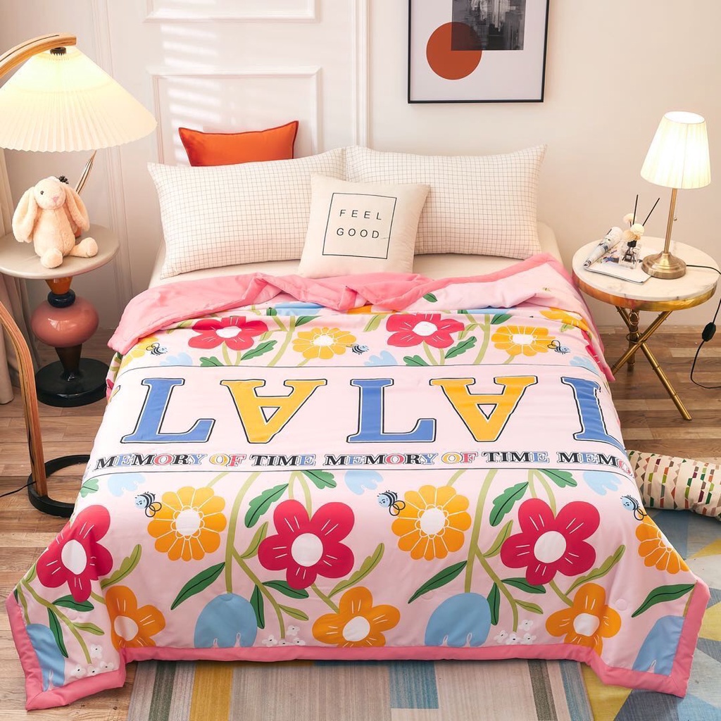 Chăn hè cotton đũi cao cấp nhập khẩu siêu hot,free ship-Mã CĐZ006