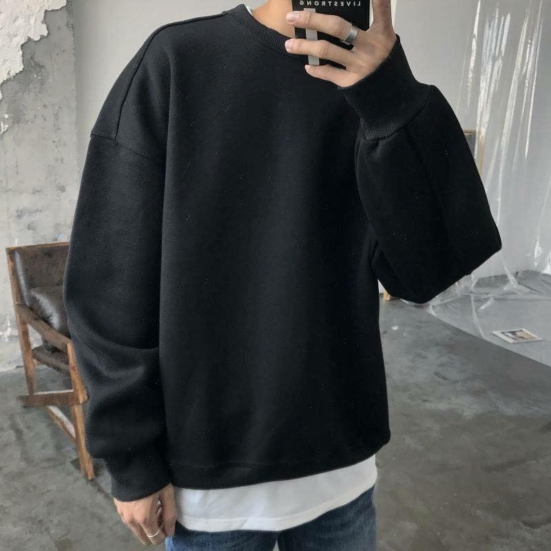 áo sweater unisex đủ size màu đen trắng