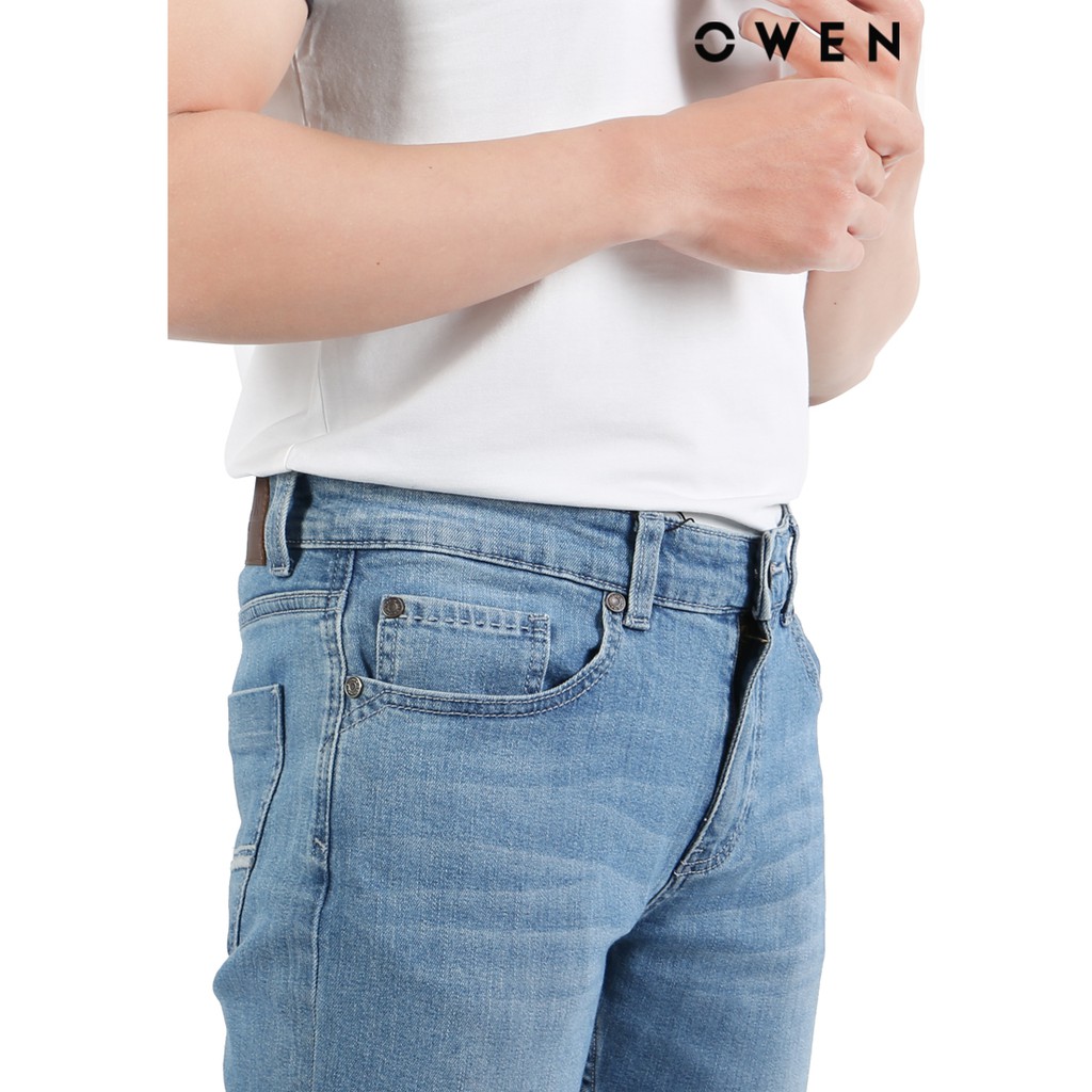 Quần jeans nam Owen Slimfit màu xanh - QJSL22261 | BigBuy360 - bigbuy360.vn
