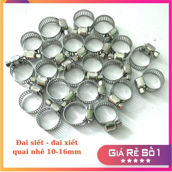 Đai siết quai nhê inox - đai xiết cổ dê inox