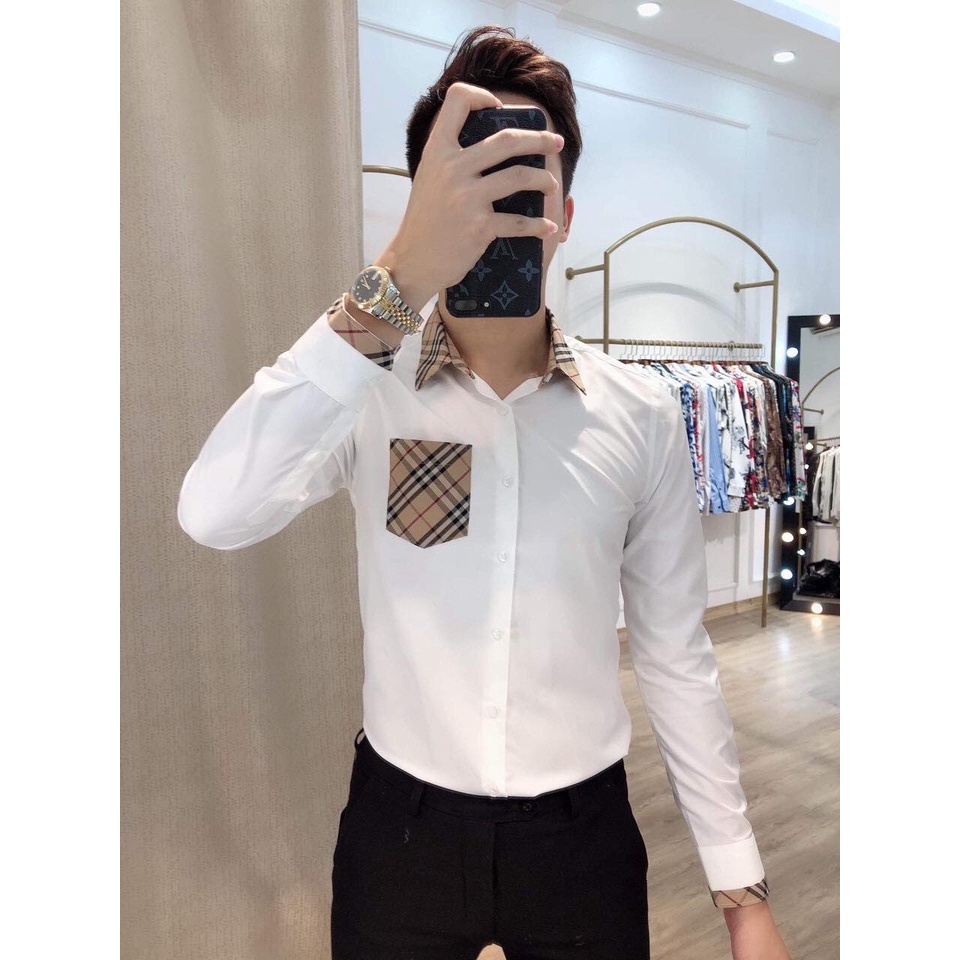 Áo sơ mi nam ngắn tay 💠 GIÁ SỐC 💠 áo thun na BBR kẻ nhiều màu caro, chất liệu cotton thoáng mát