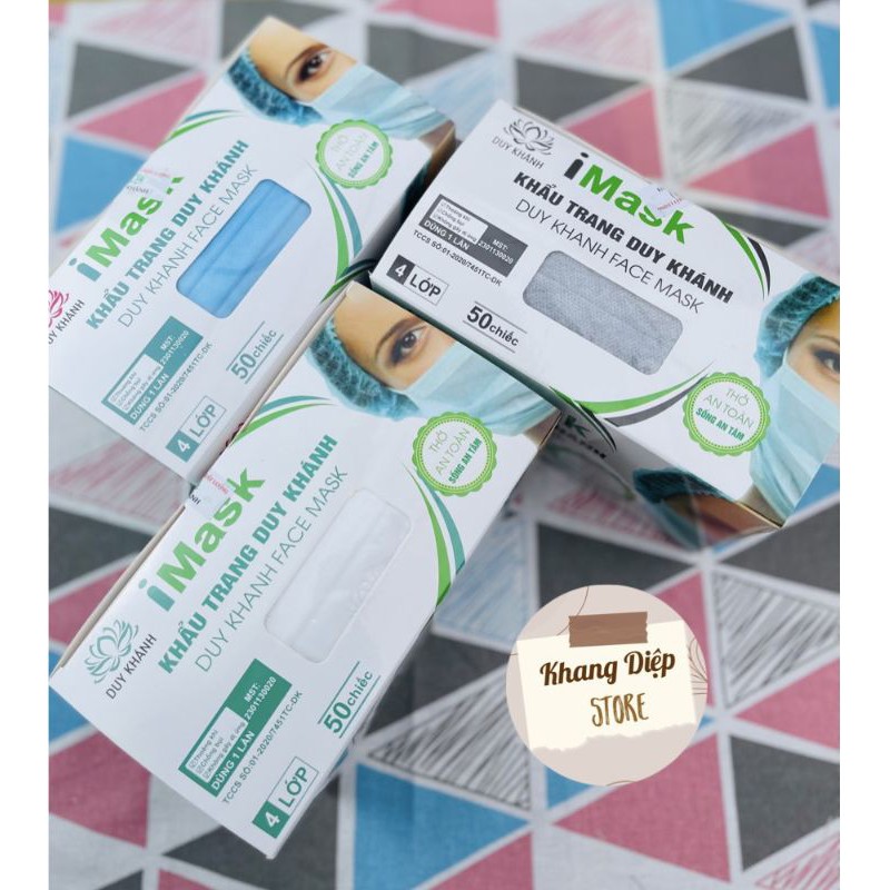 Hộp 50c khẩu trang y tế 4 lớp | BigBuy360 - bigbuy360.vn