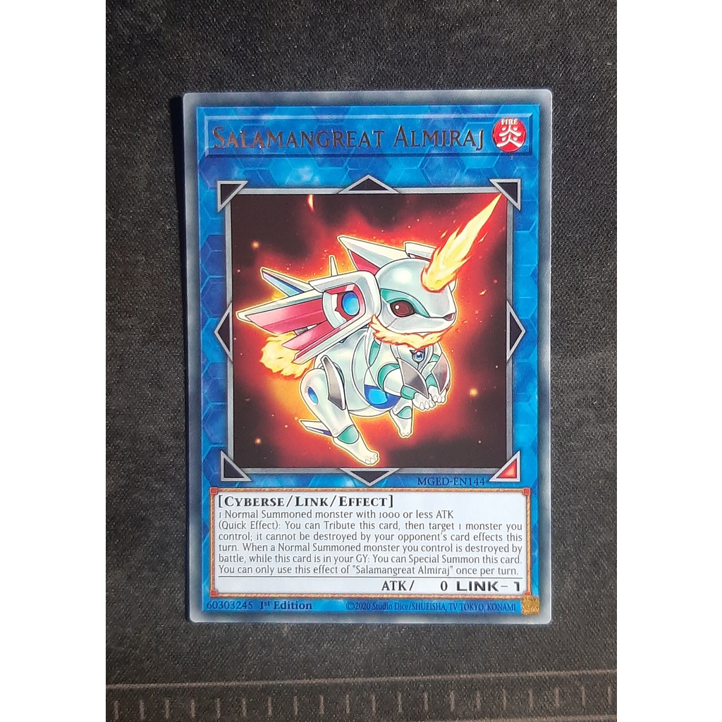 Thẻ Yugioh MGED-EN144 - Salamangreat Almiraj - Gold-Letter Rare - 1st Edition