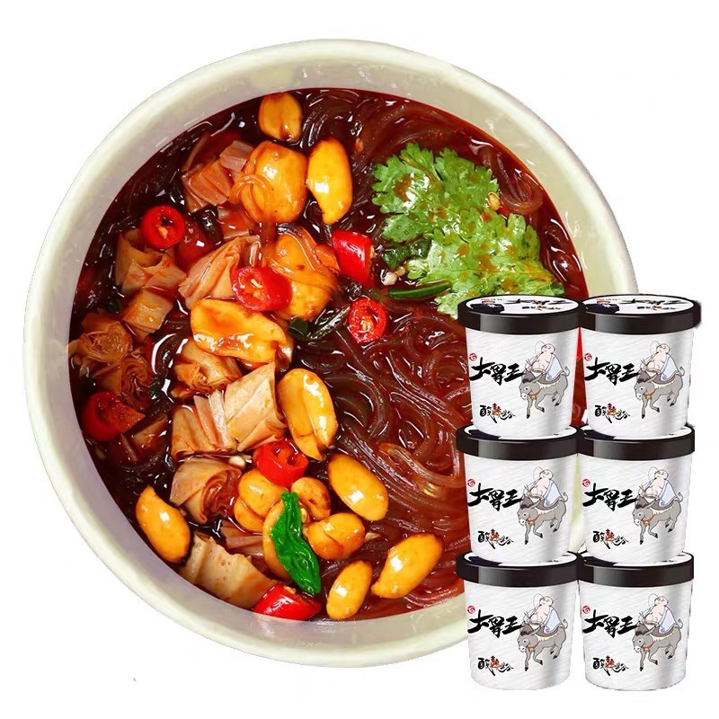 Miến chua cay Daweiwang ăn liền - hộp 136g