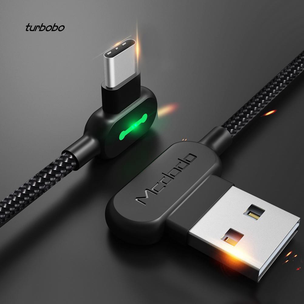 Dây cáp sạc dữ liệu USB loại C chữ L dài 0.5m / 1.2m / 1.8m dành cho game thủ